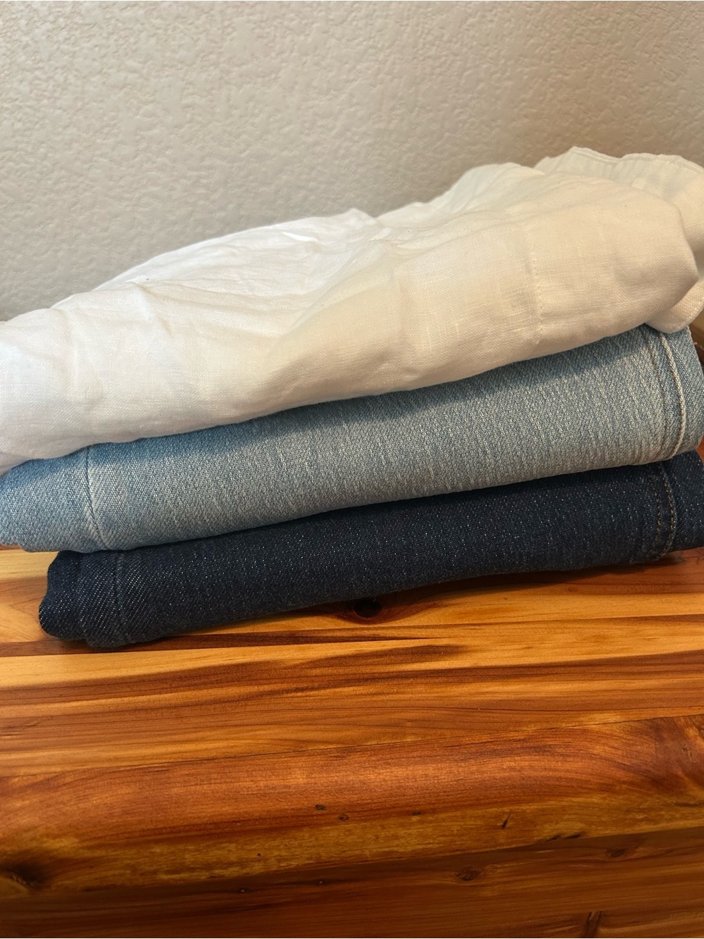 Quince NWT Bundle- 3 Pieces (27 Jeans & White Linen Top)